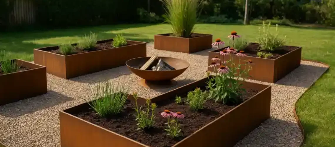 Hvad er cortenstål, og hvad kan du bruge det til i haven og på terrassen?